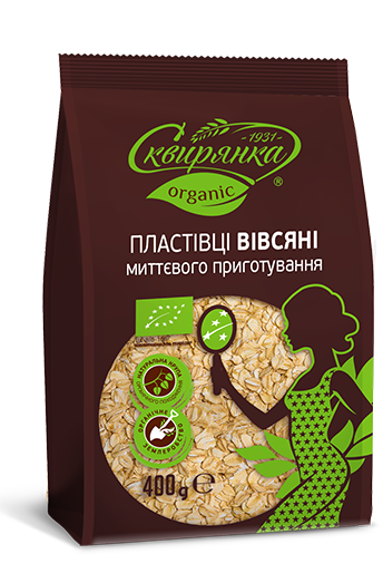 Пластівці вівсяні миттєвого приготування