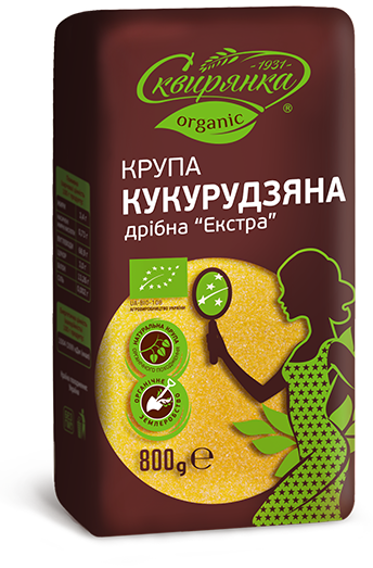Крупа кукурудзяна дрібна «Екстра» органік