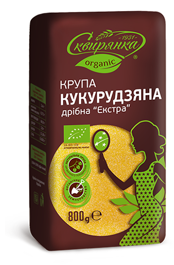 Крупа кукурудзяна дрібна «Екстра» органік