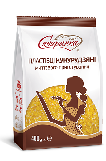 Пластівці кукурудзяні миттєвого приготування