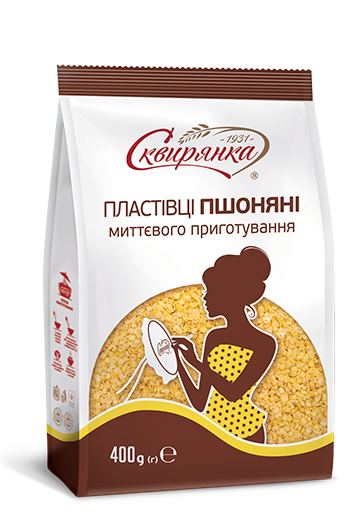 Пластівці пшоняні миттєвого приготування