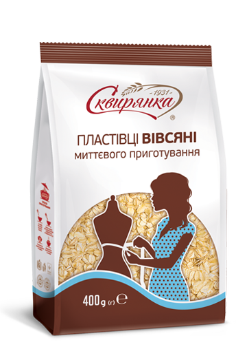 Пластівці вівсяні миттєвого приготування